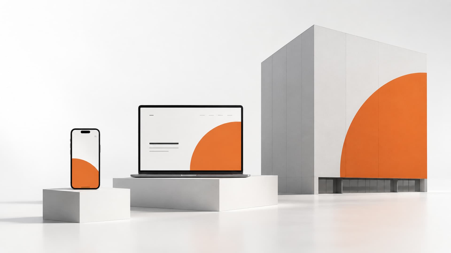 Digitales Corporate Design auf verschiedenen Endgeräten